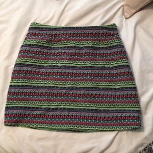 Anthropologie shrinking violet tribal skirt